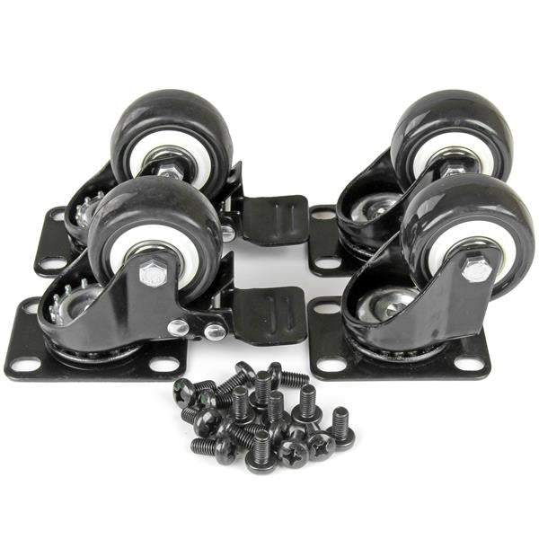 2-Post Server Rack with Casters - 42U