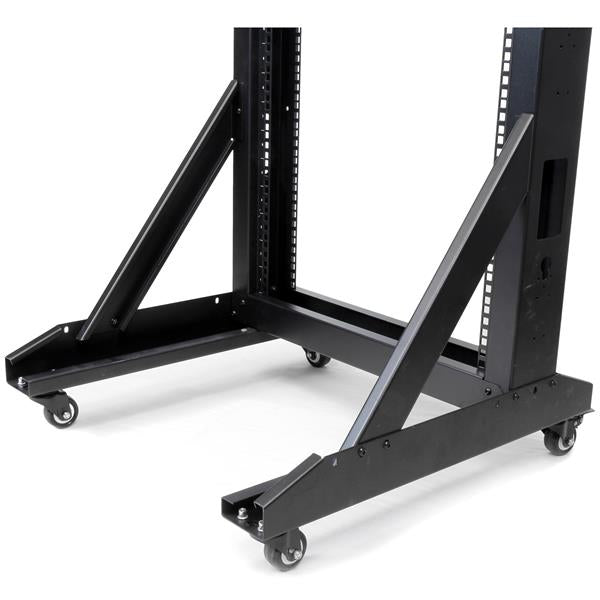 2-Post Server Rack with Casters - 42U