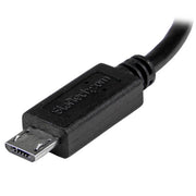 8in Micro USB to Mini USB OTG Cable M/M