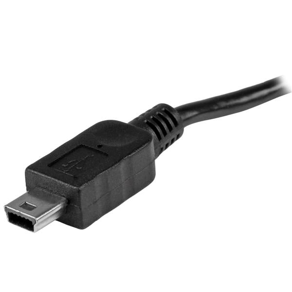 8in Micro USB to Mini USB OTG Cable M/M