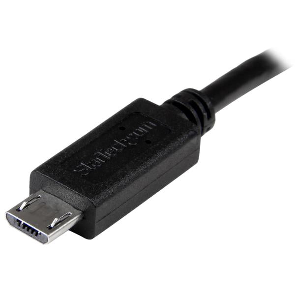 8in Micro USB to Micro USB OTG Cable M/M