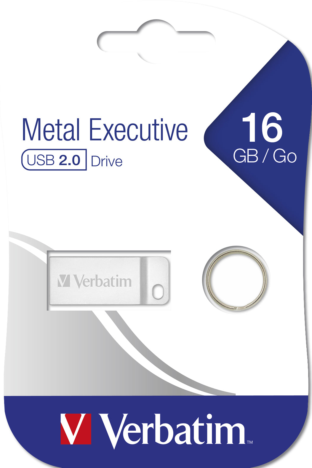 Metal Execut USB 2.0 Drive Silver 16GB