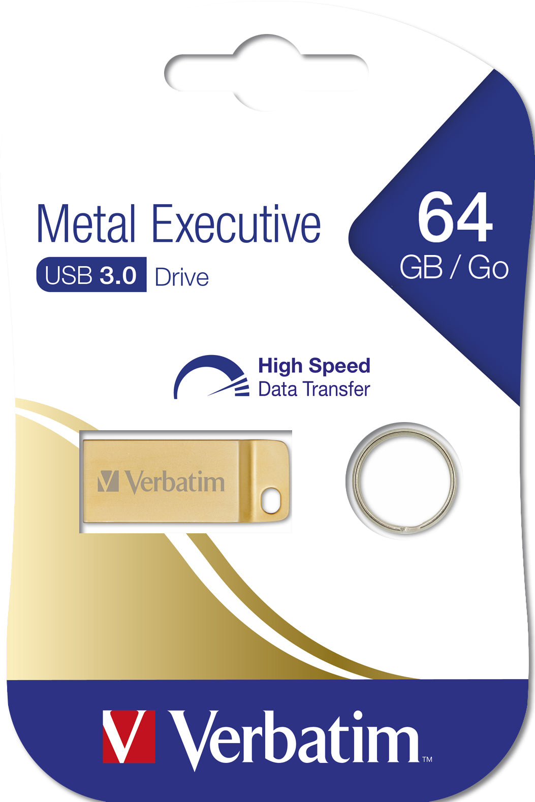 Metal Executive USB 3.0 Drive Gold 64GB