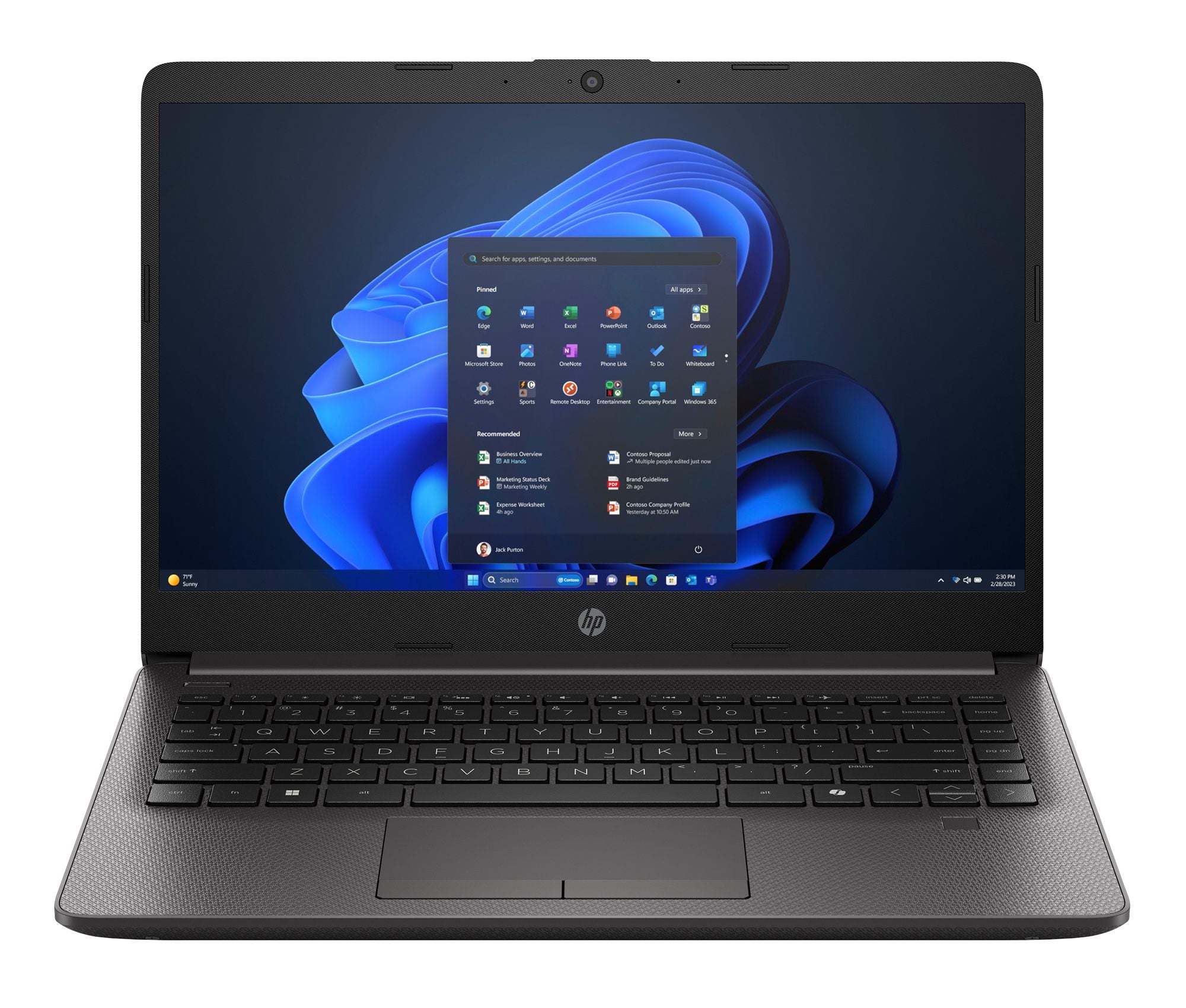 HP 240R G9 Intel Core i3-1315U 14p FHD AG LED UWVA 8Go DDR4 256Go SSD UMA W11H 1/1/0