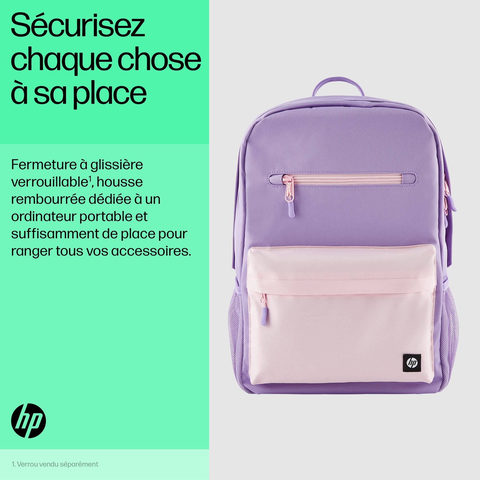 HP Campus Lavender Backpack