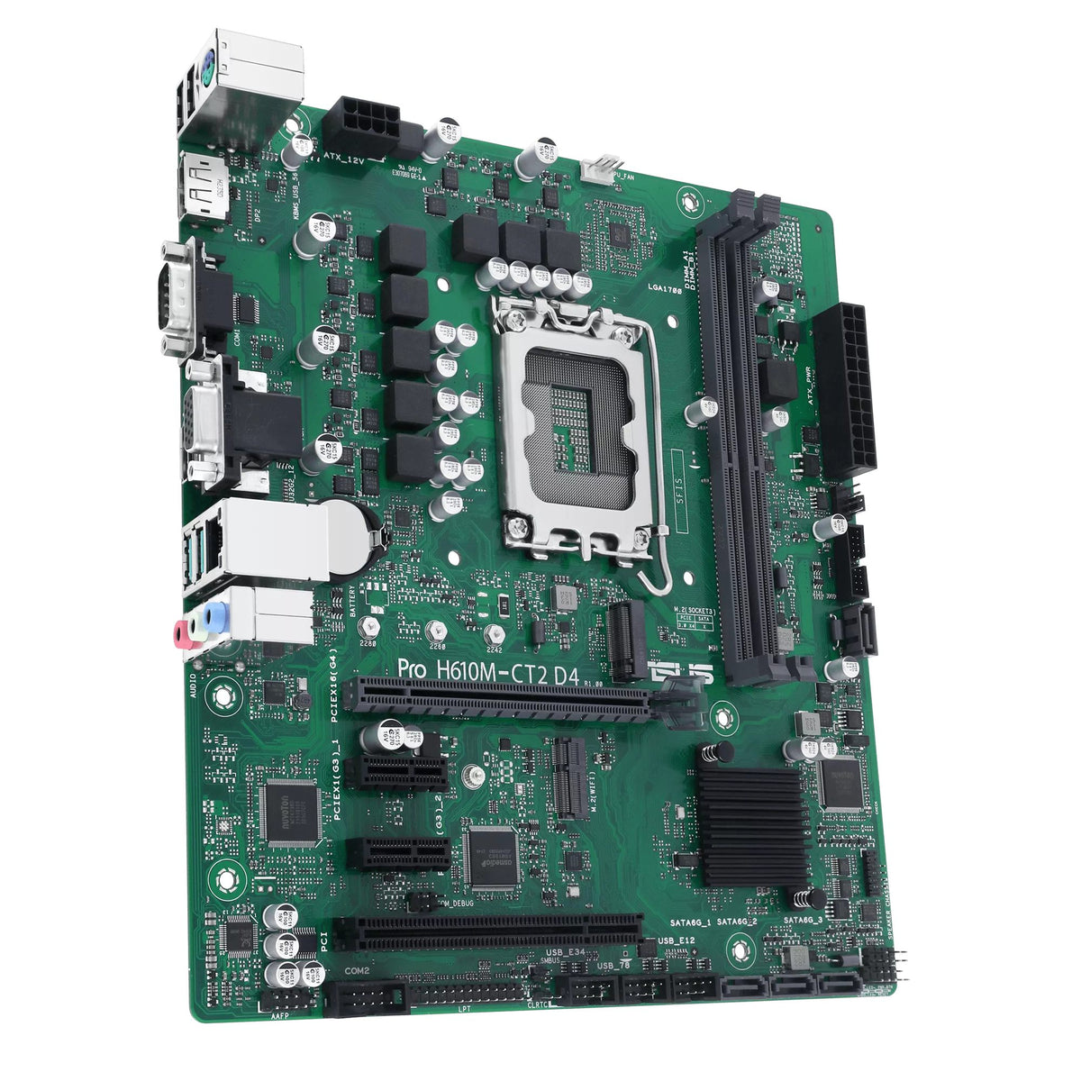 ASUS PRO H610M-CT2 D4-CSM LGA1700 2DDR4 microATX 4xSATA MB 1xD-Sub 1xM.2 1xPCIe 4.0
