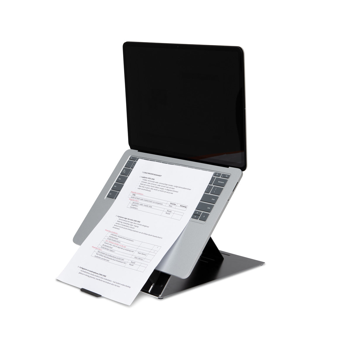 R-GO TOOLS Support pour PC portable & tablette Riser Duo