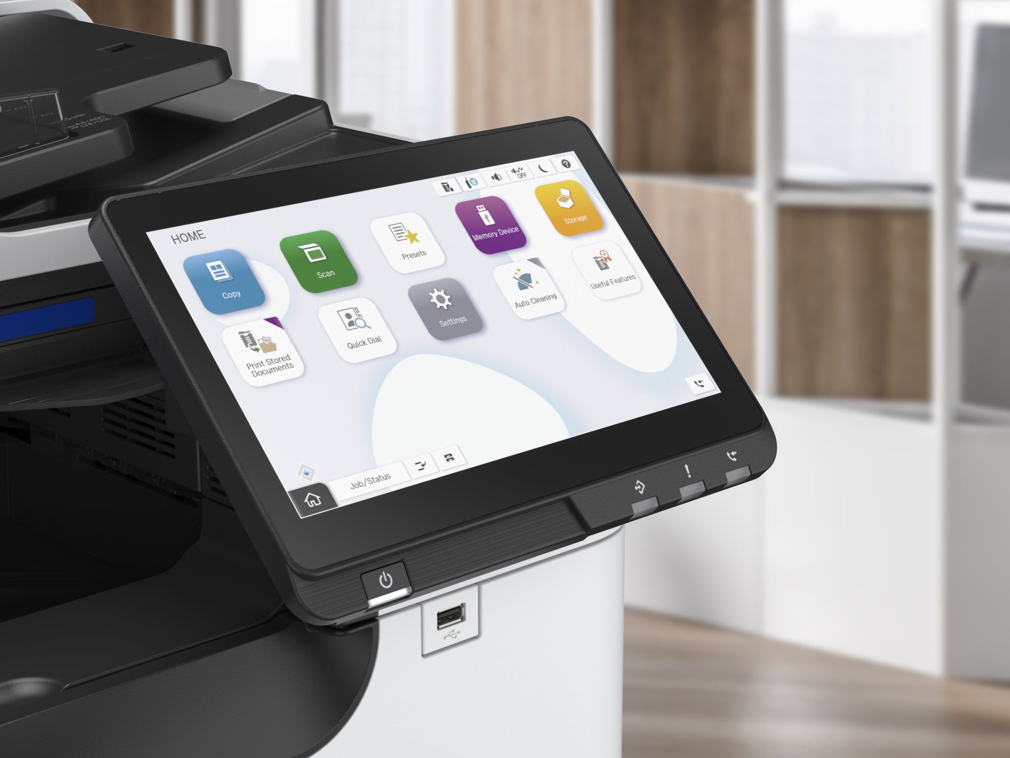 Epson WorkForce Enterprise AM-C400 - appareil d'impression tout-en-un - impression, numérisation, copie, fax 600 x 1200 DPI A4 DUPLEX DADF 40ppm Wi-Fi AirPrint