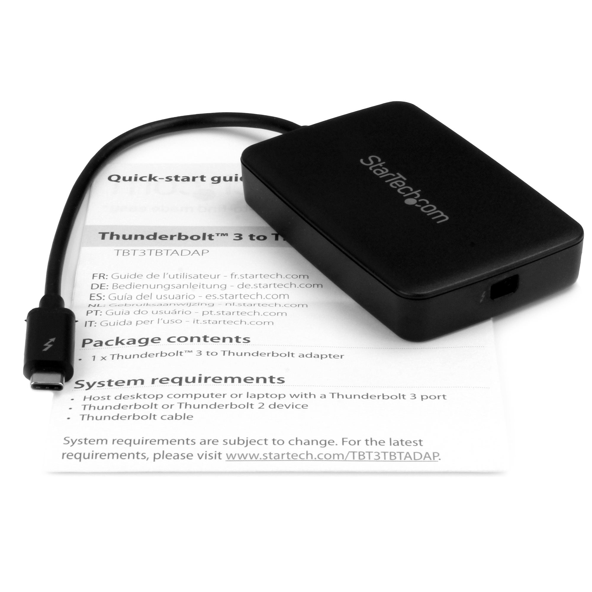 Thunderbolt 3 to Thunderbolt Adapter