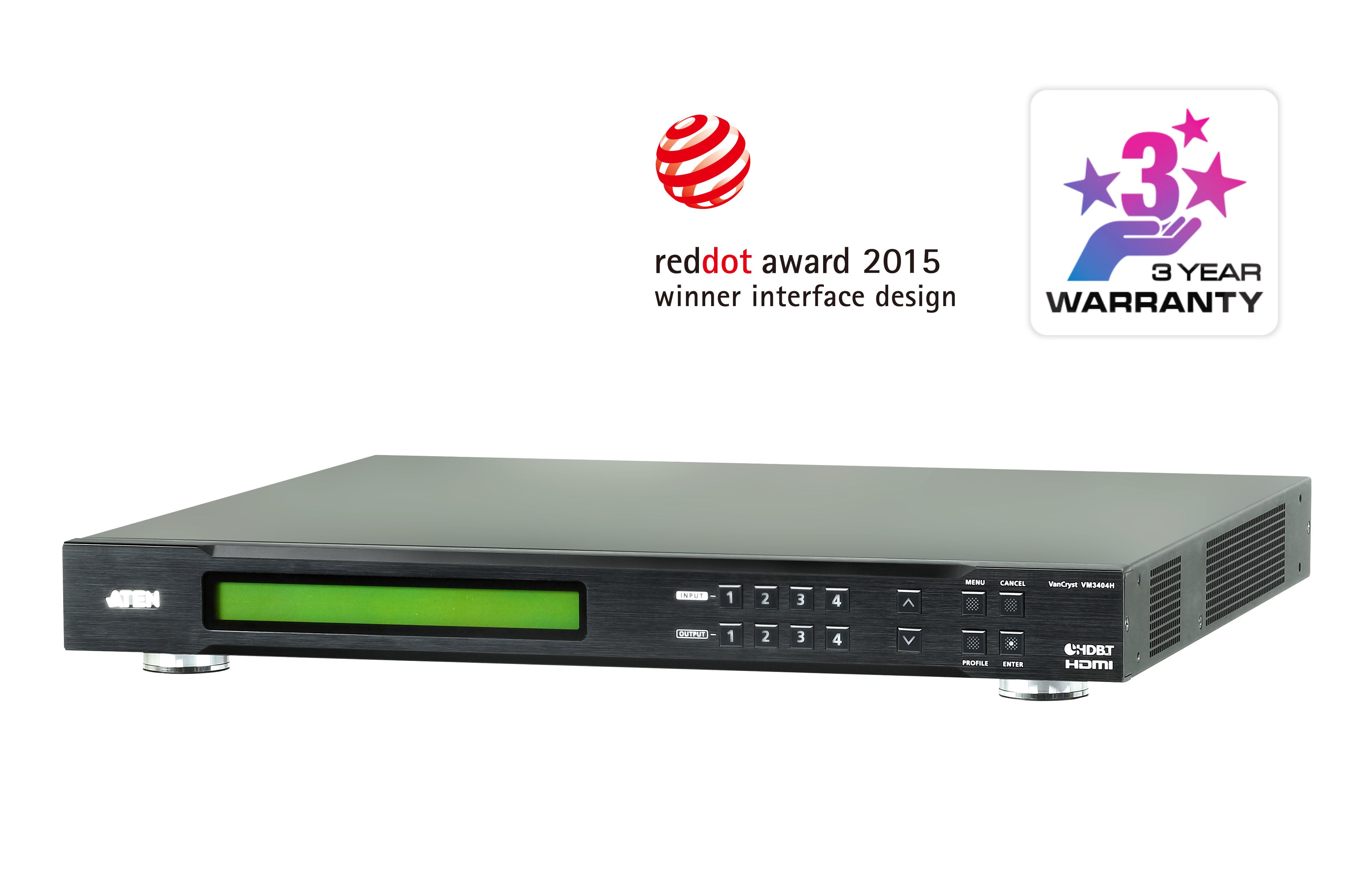 ATEN VM3404H matrice 4 x 4 HDMI vers HDBaseT-lite