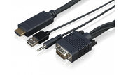 1m VGA to HDMI cable converter w USB pwr