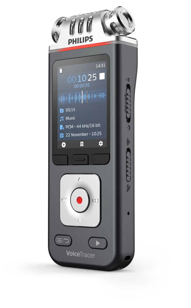 PHILIPS Dictaphone VoiceTracer DVT6115 : Enregistreur audio