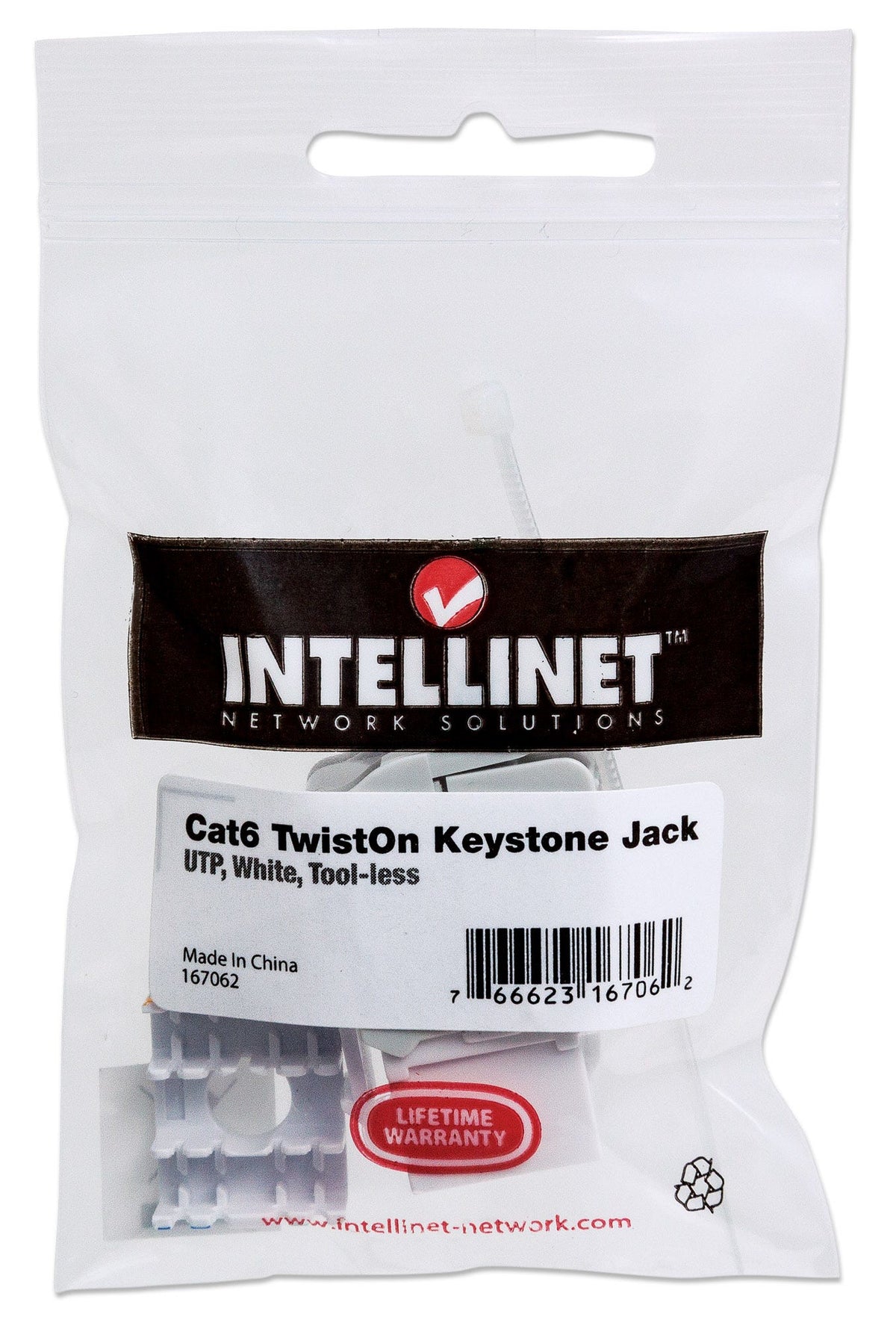 Intellinet 167062 Module keystone C6 UTP twist