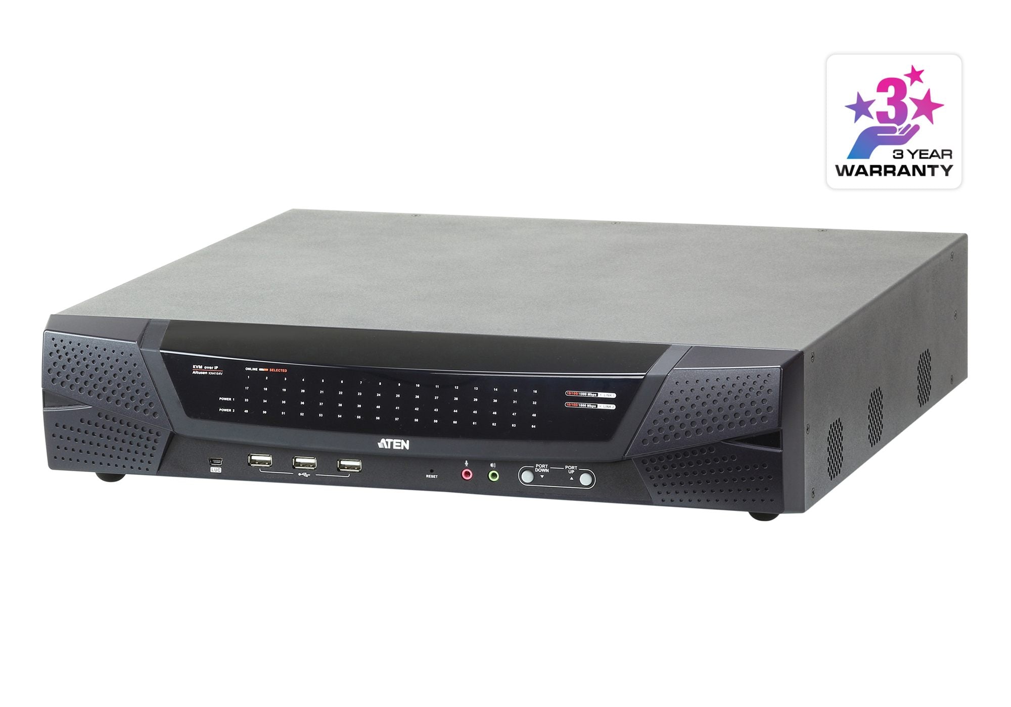 Aten PREMIUM KN4164v kvm IP Altusen 64 ports - 5 utilisateurs