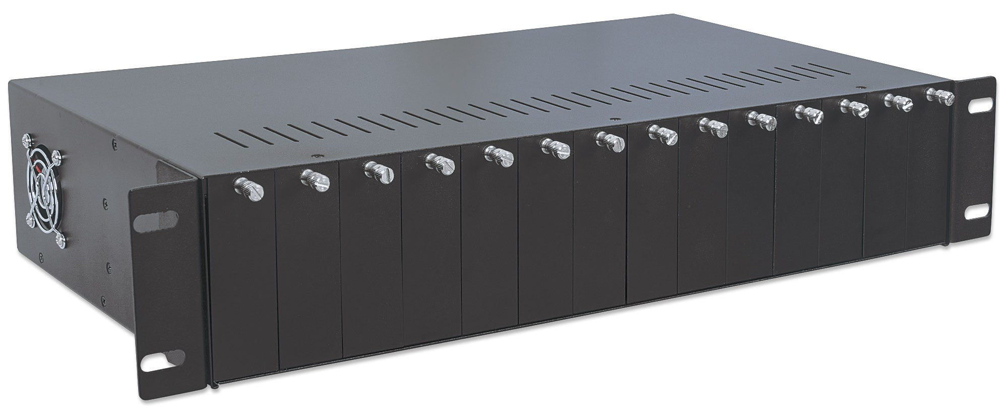 Intellinet 507356 châssis de réseaux 2U Noir