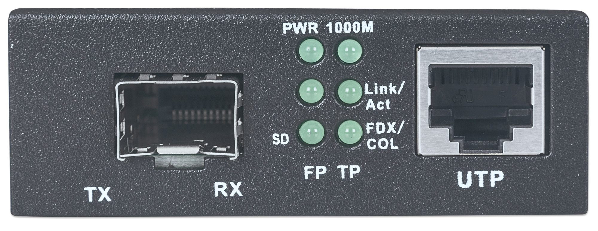Intellinet 510493 convertisseur de support réseau 1000 Mbit/s Noir
