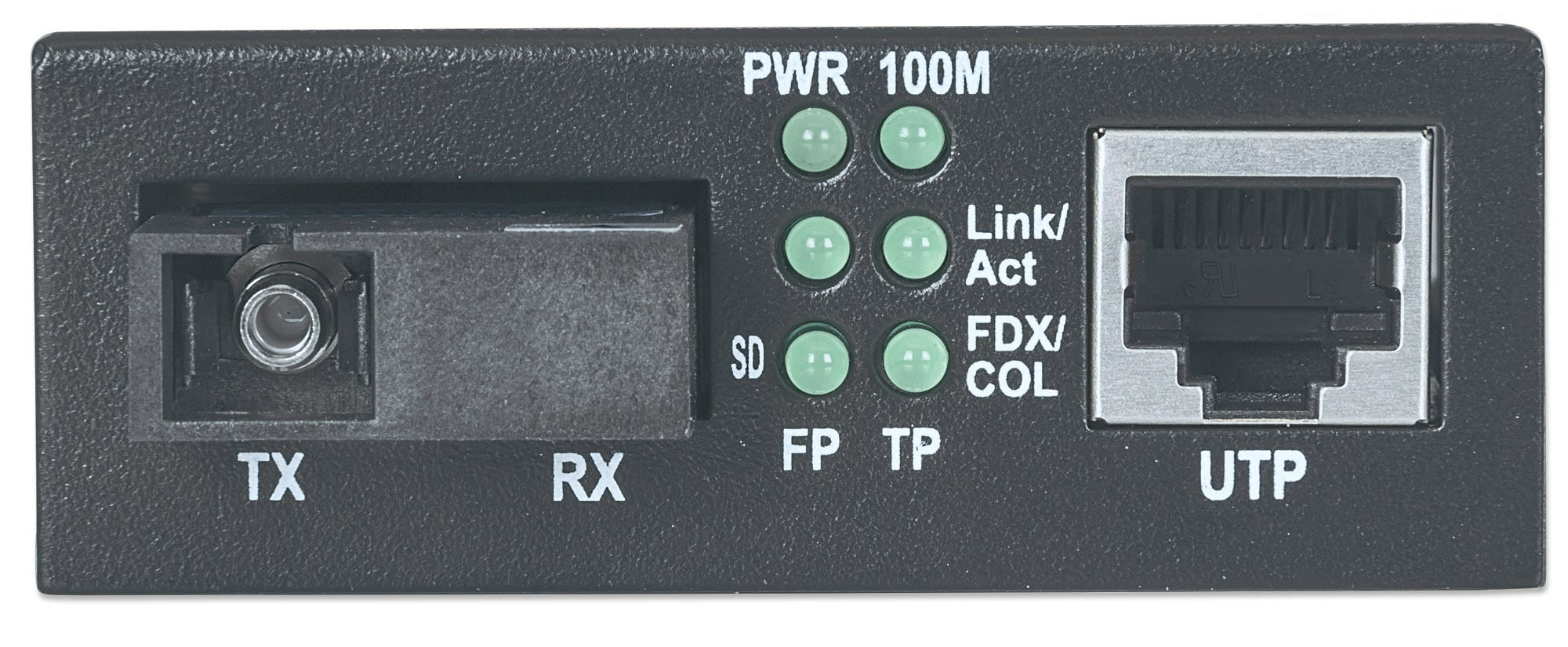 Intellinet 510530 convertisseur de support réseau 100 Mbit/s Monomode Noir