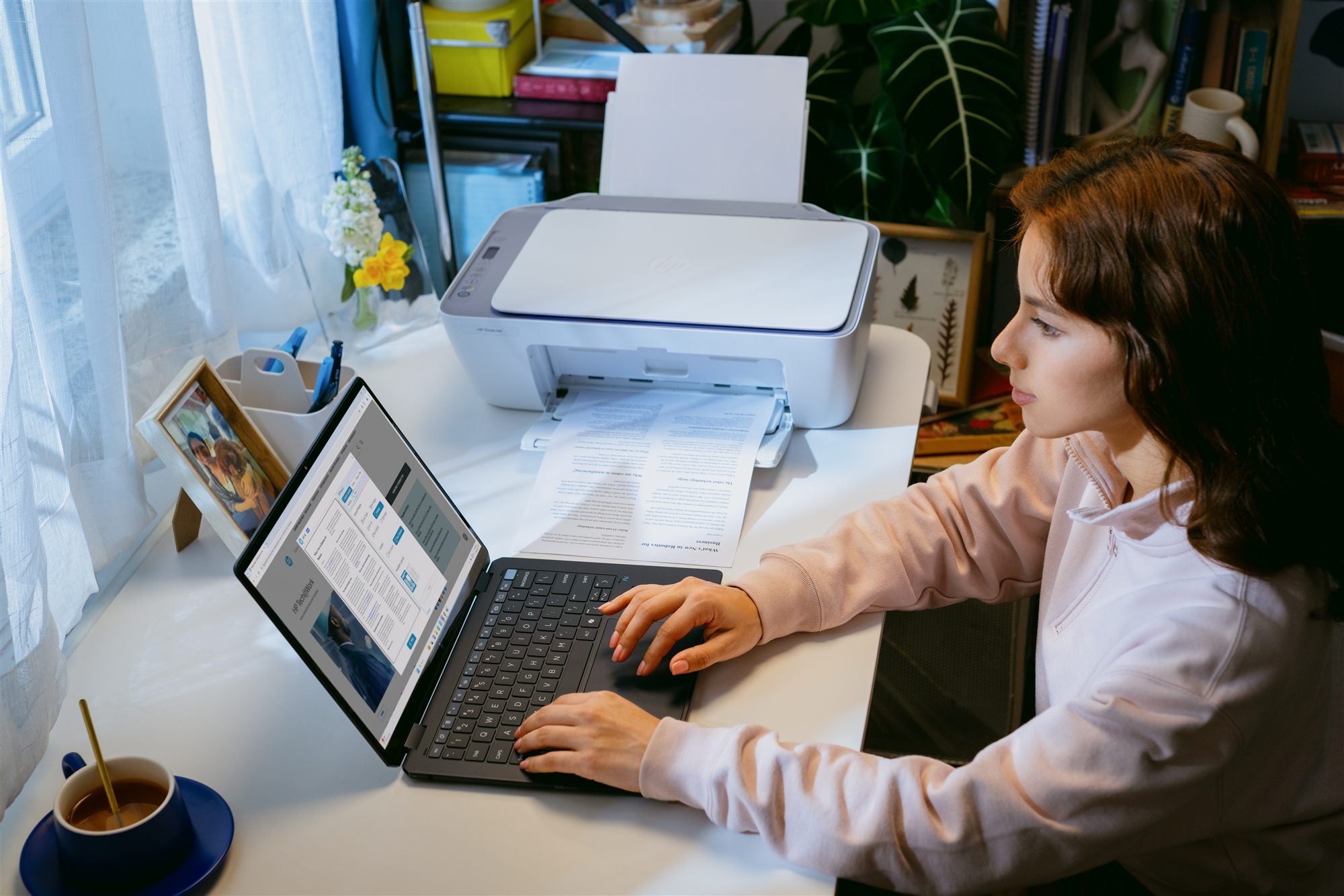 HP DeskJet 2922 All-in-One Printer imprimante jet d encre a4