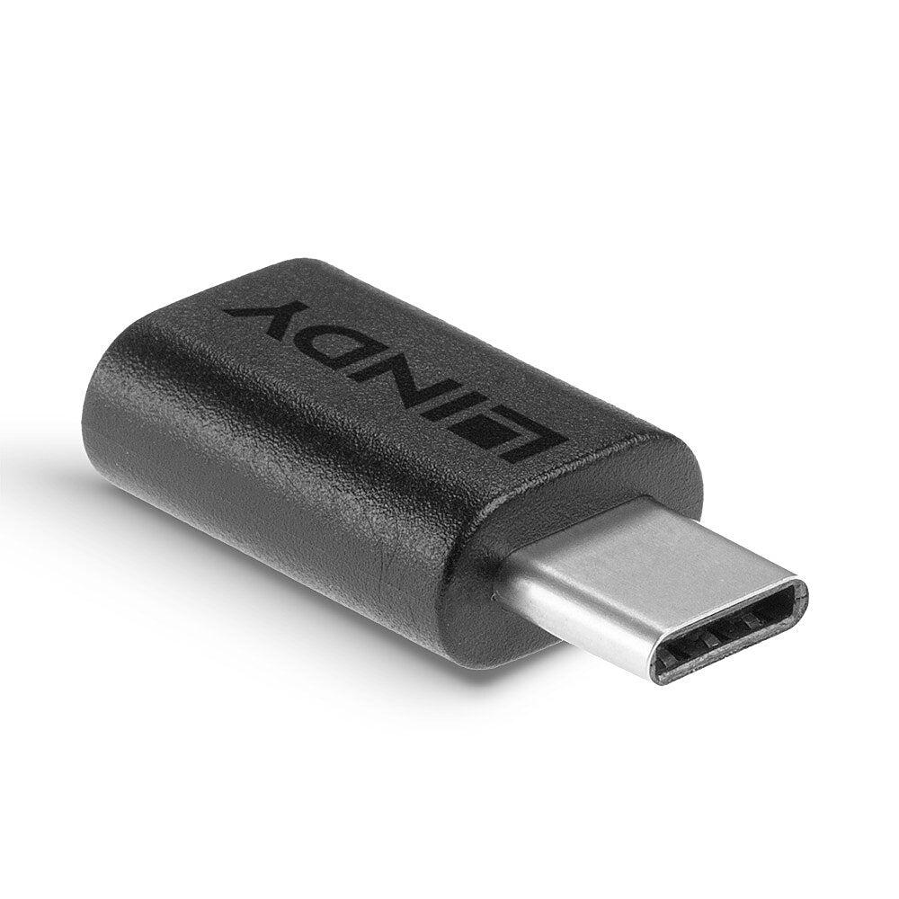 LINDY USB 2.0 Adaptor Type C / Micro-B USB Type C plug / Type Micro-B coupling