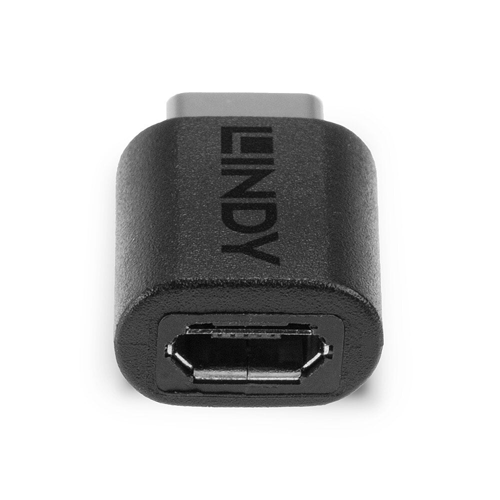 LINDY USB 2.0 Adaptor Type C / Micro-B USB Type C plug / Type Micro-B coupling