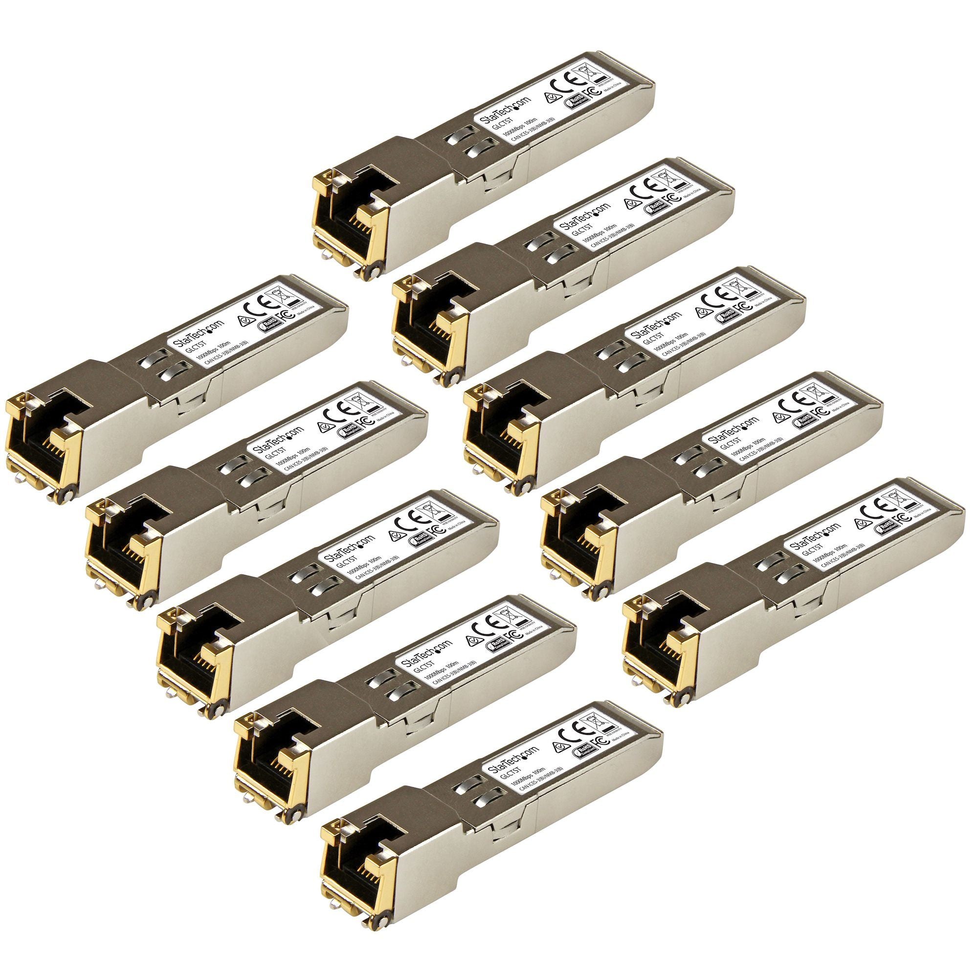StarTech.com Gigabit RJ45 Copper SFP - 1