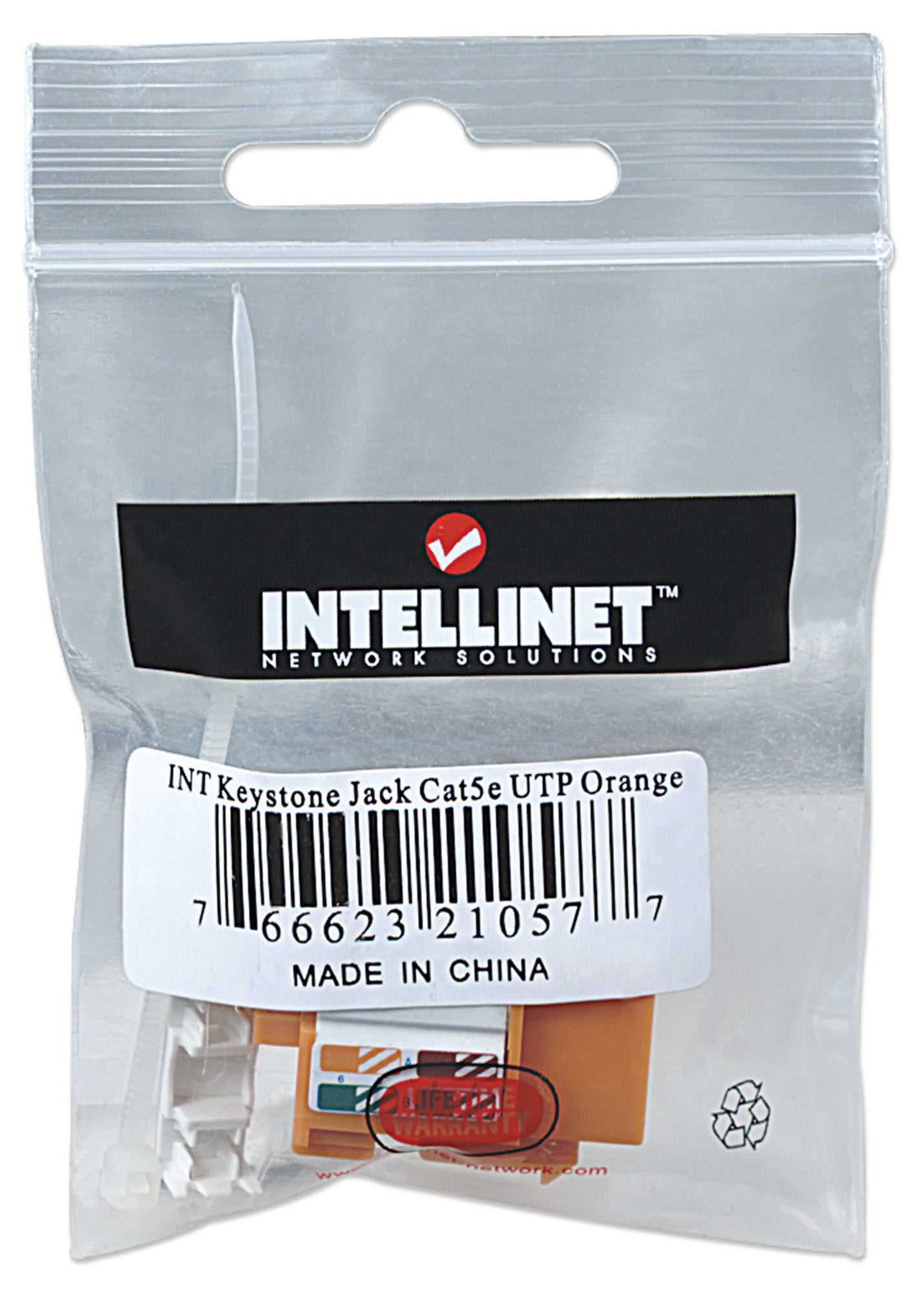 Intellinet 210577 Module keystone C5 UTP orange