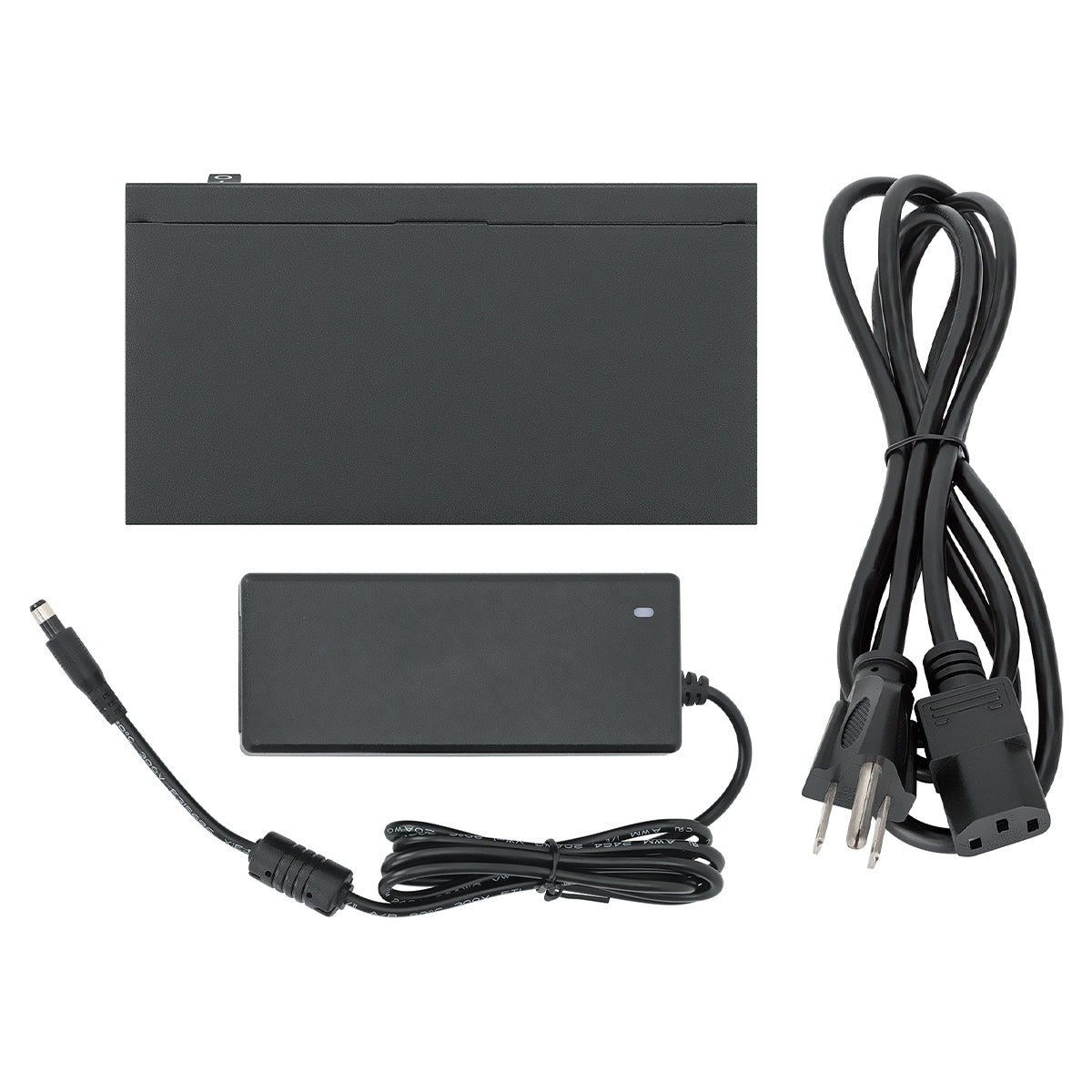 Intellinet PoE-Powered 5x Gigabit Gigabit Ethernet (10/100/1000) Connexion Ethernet, supportant l'alimentation via ce port (PoE) Noir