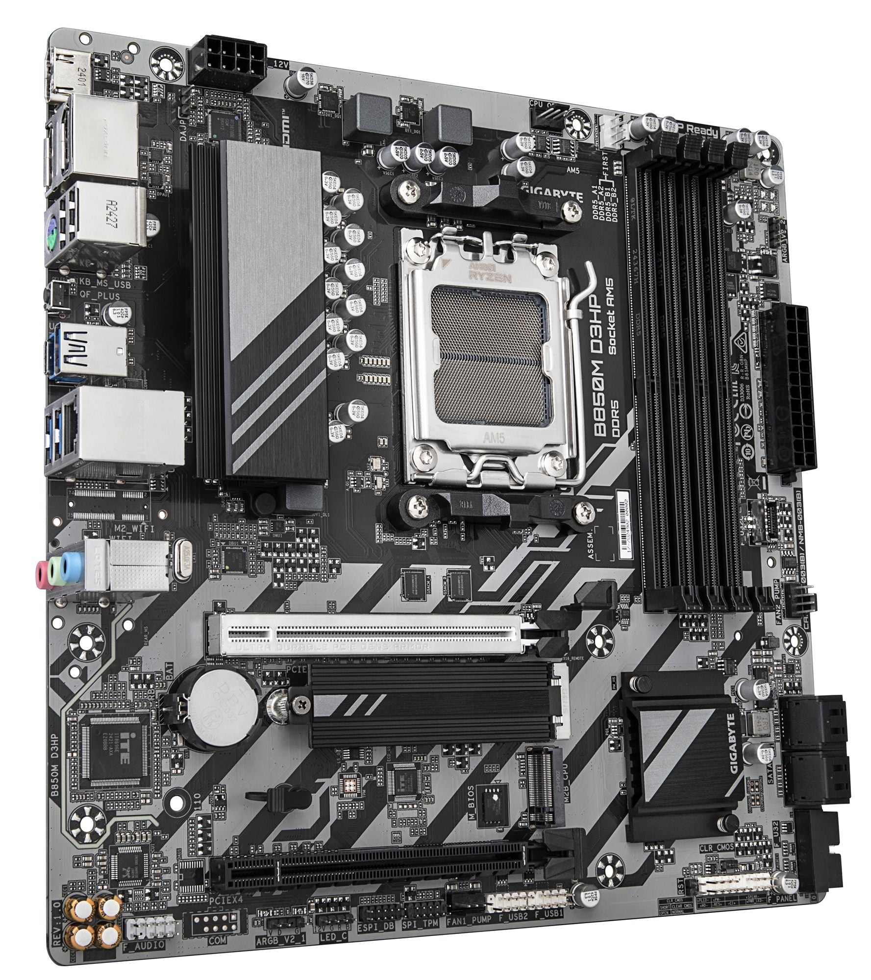 GIGABYTE B850M D3HP carte mere AMD B850 Emplacement AM5 micro ATX