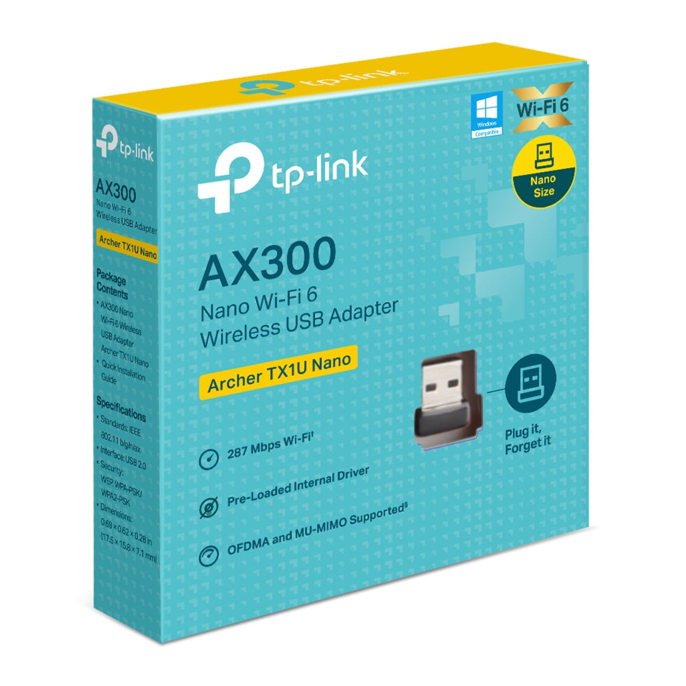 TP-LINK AX300 Nano Wi-Fi 6 USB Adapter