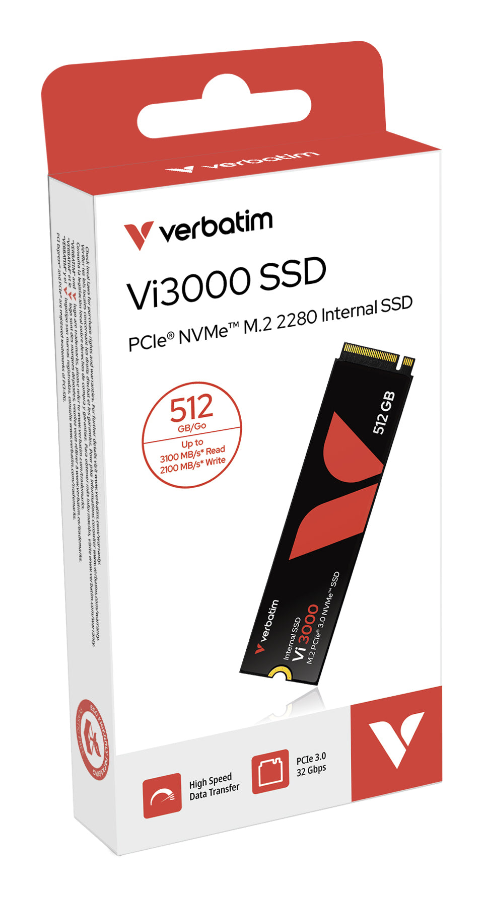 Vi3000 PCIe NVMe M.2 SSD 512GB