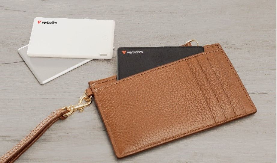 VERBATIM MYFCR-03BSW MY FINDER CARD BLUETOOTH ITEM FINDER 3 PACK BLACK / SILVER /WHITE WCF (P)