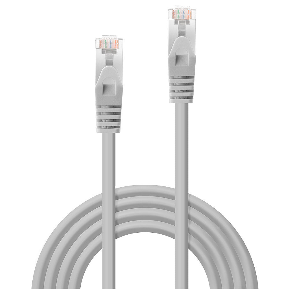 LINDY 2m Cat.5e F/UTP Patch Cable Grey 10/100/1000Base-T Gigabit compatible shielded