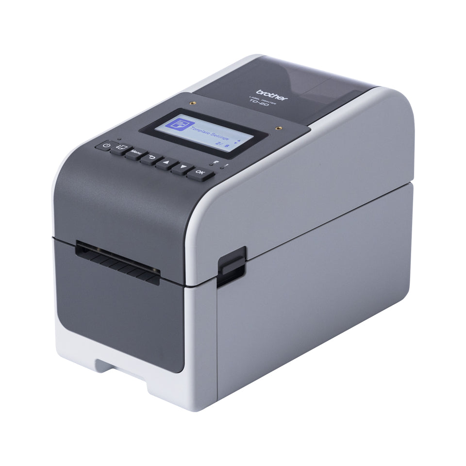 BROTHER 2p label printer USB connection 300dpi Ethernet Possible battery LCD screen Bluetooth Wi-Fi