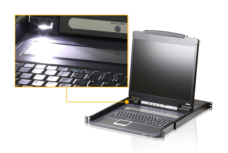 Aten CL3000 console LCD led 19" 1 port VGA/PS2-USB Eco-Green