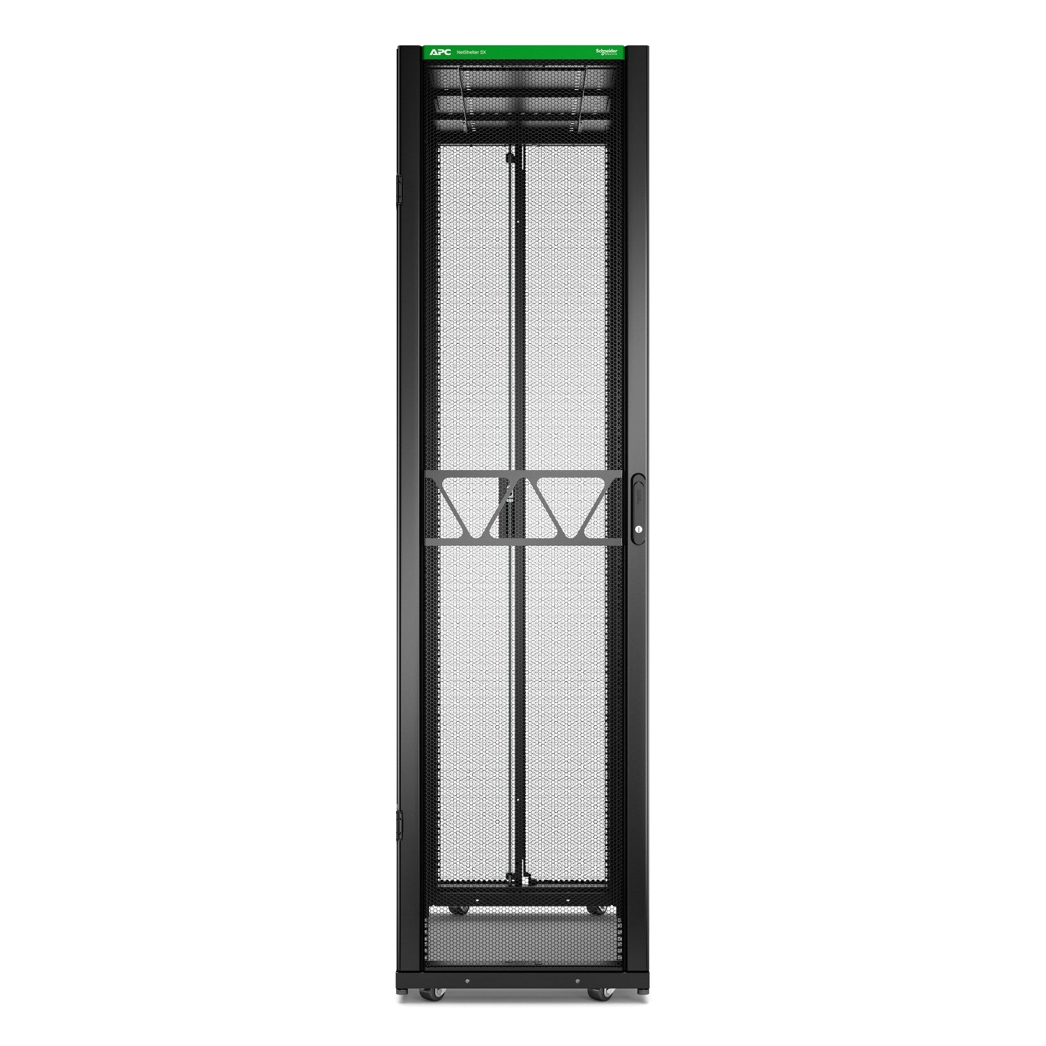 APC NetShelter SX Gen 2 Rack cabinet 2258H x 600W x 1200D mm with Sides floor-standing Black 48U 19 TAA Compliant