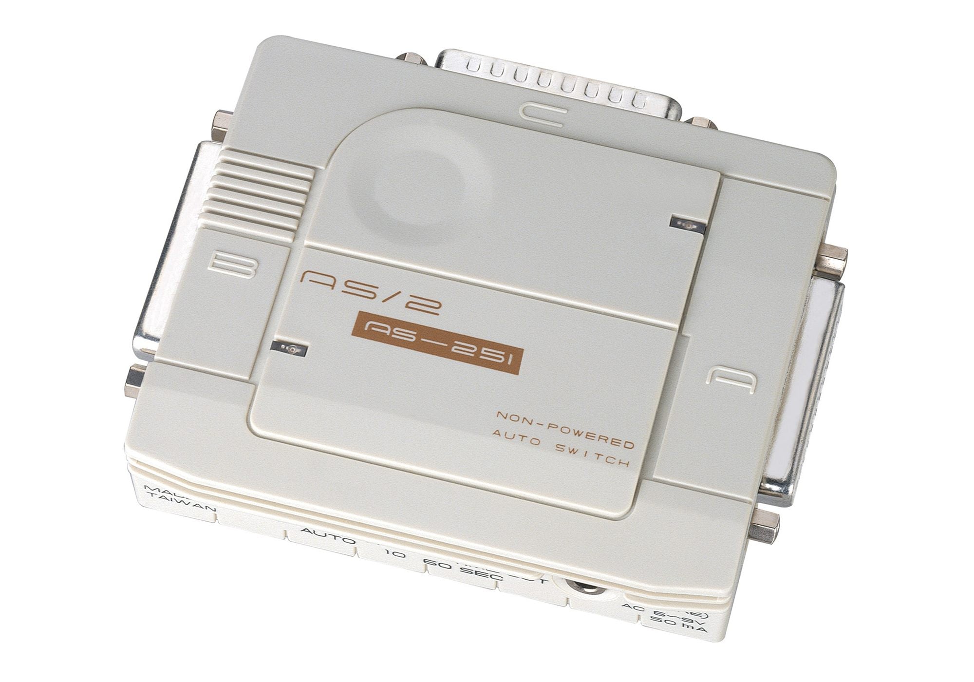 ATEN AS251S Auto-Switch série RS232 DB25 2 PC - 1 imprimante