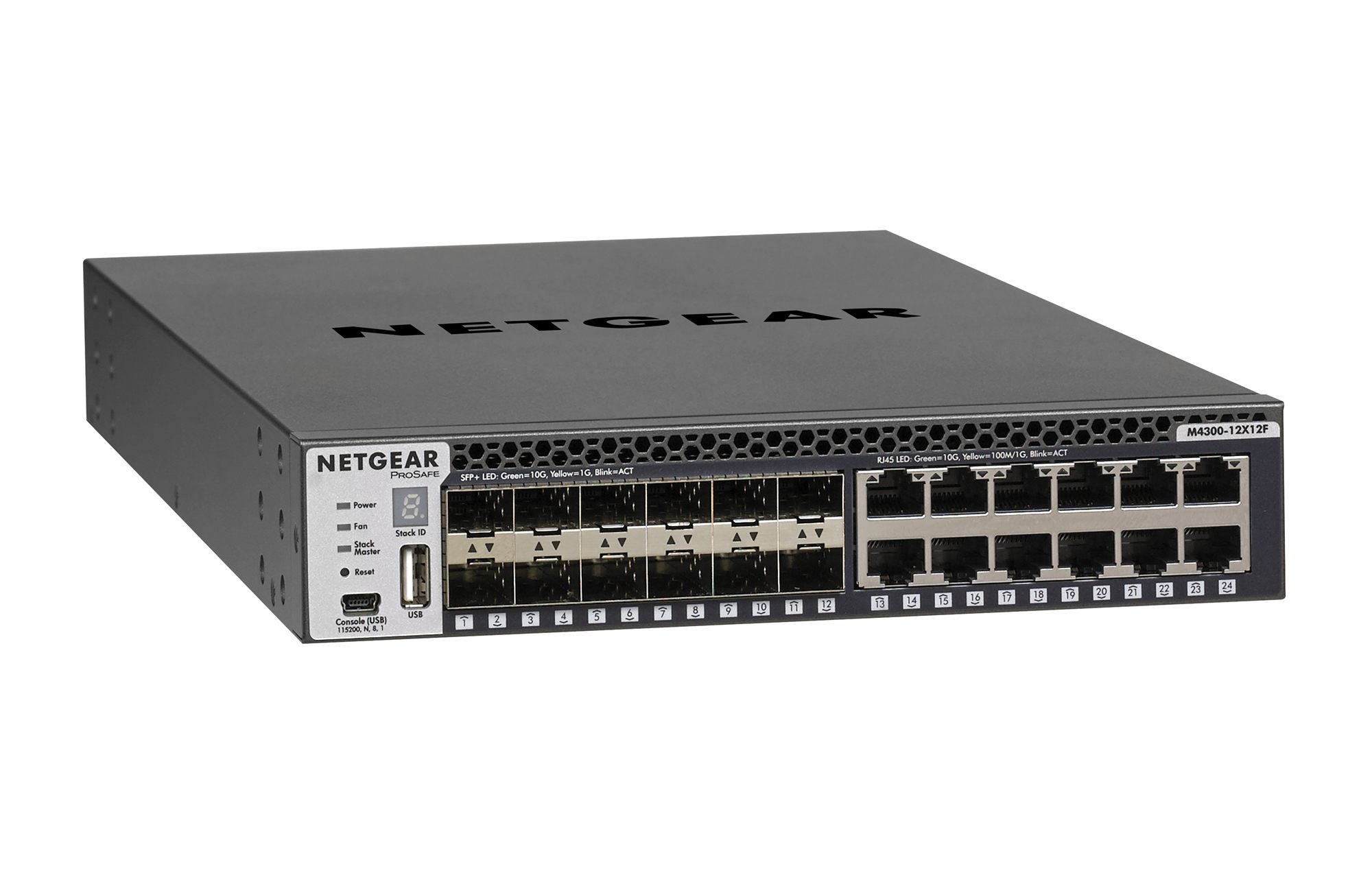 NetGearAV Switch manageable M4300-12X12F -12 Ports