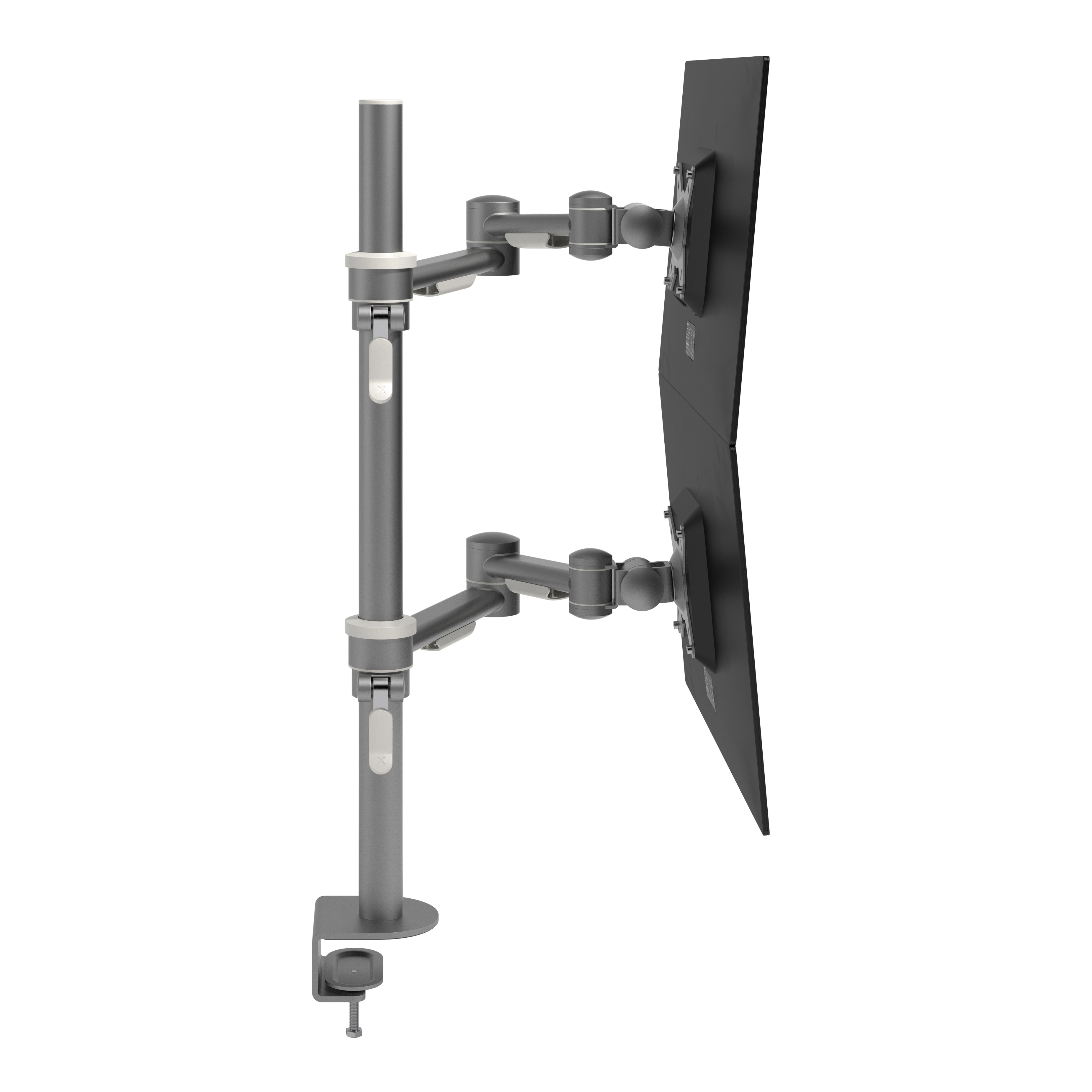 DATAFLEX Bras à fixer / pincer Viewmate 52682 - 2 écrans