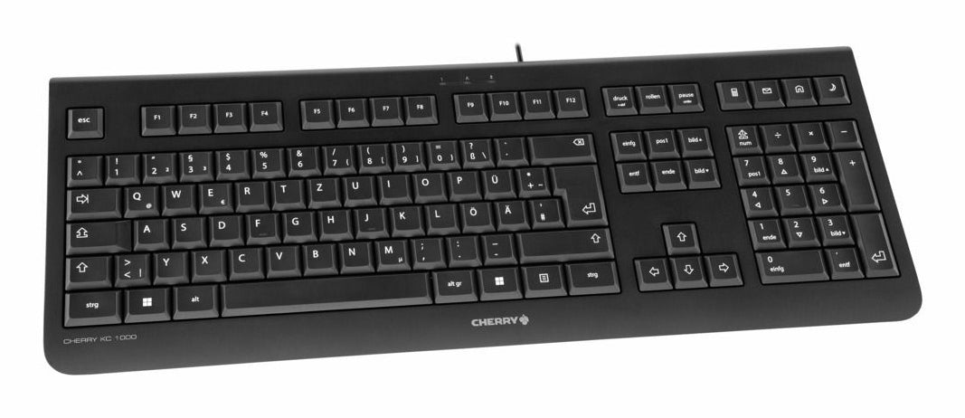 CHERRY Clavier KC-1000 USB noir AZERTY (BE)