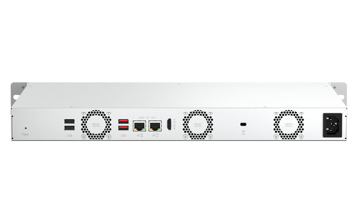 QNAP 4-bay short depth 12p rackmount NAS Intel Celeron N5105/N5095 quad-core