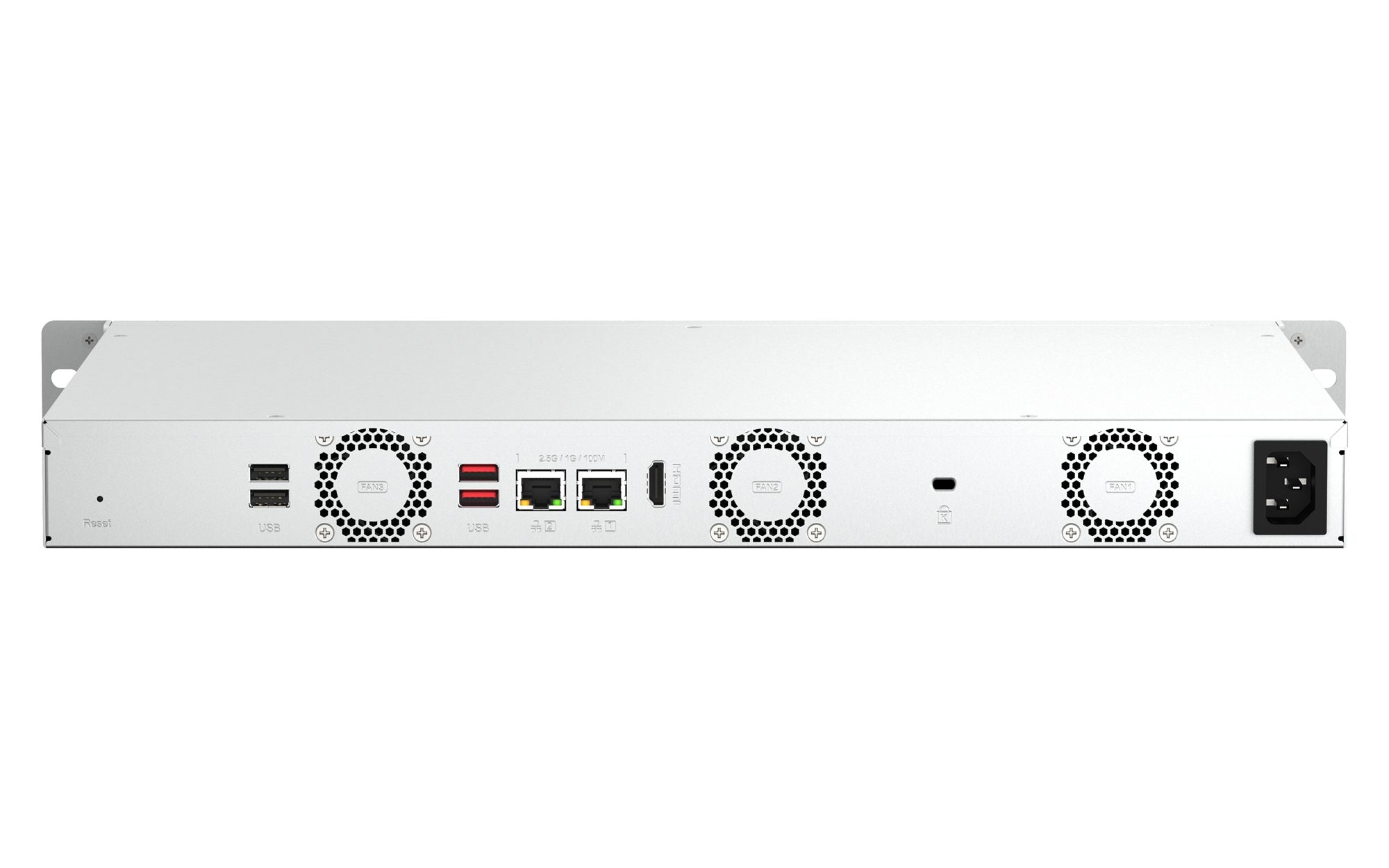 QNAP 4-bay short depth 12p rackmount NAS Intel Celeron N5105/N5095 quad-core
