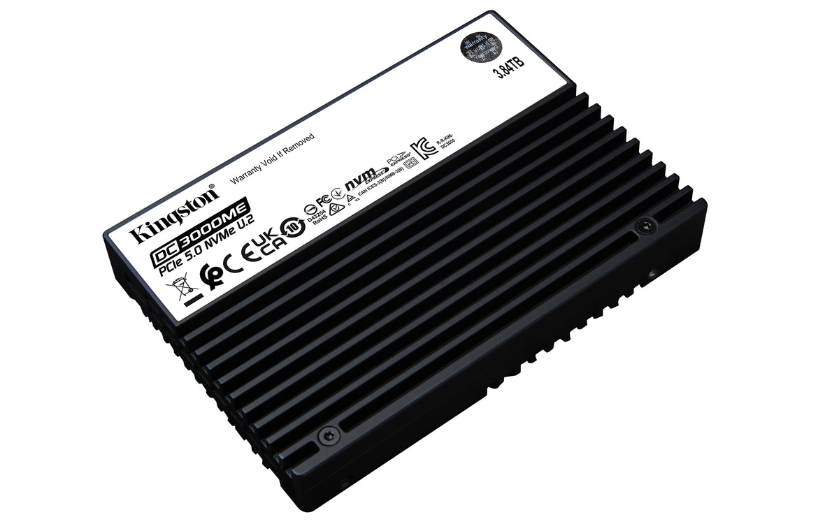 KINGSTON 3.84To DC3000ME U.2 PCIe 5.0 NVMe TCG Opal Enterprise SSD