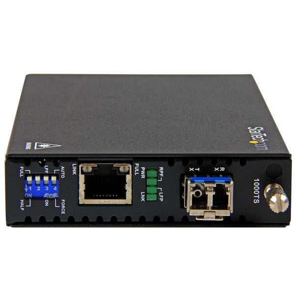 GbE Fiber Media Converter - SM LC 20 km