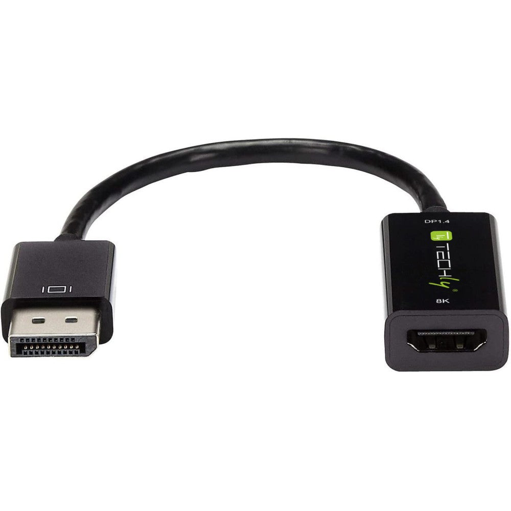 Techly IADAP DP-HDMIF8K Adaptateur DisplayPort 1.4 DP vers HDMI 8K*30Hz M/F