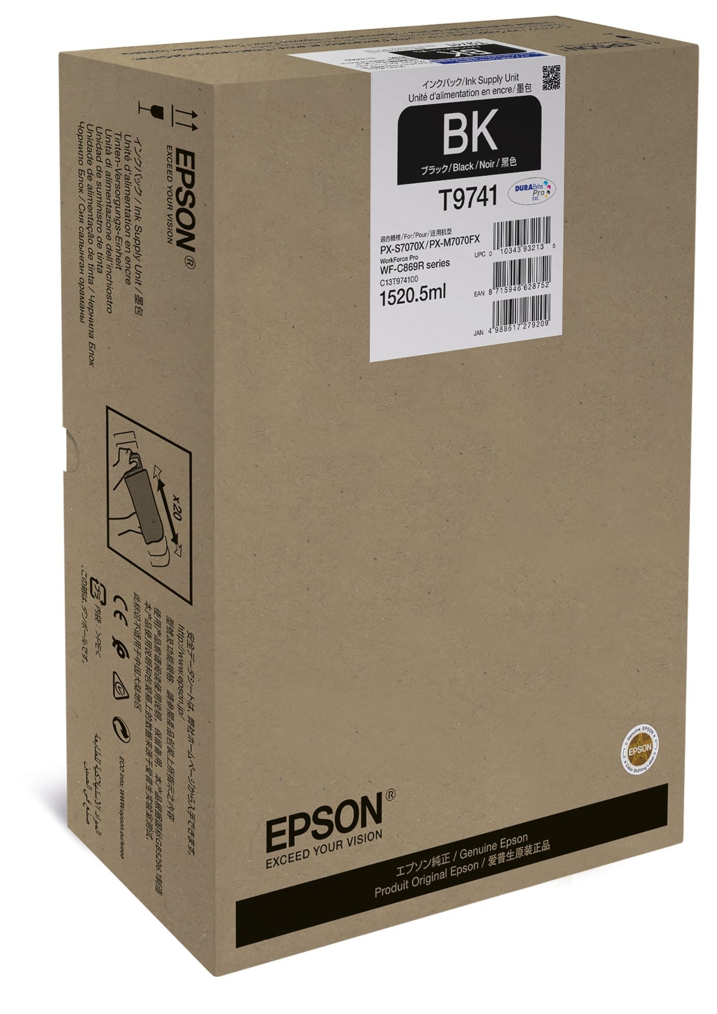 WorkForce Pro WF-C869R Black XXL