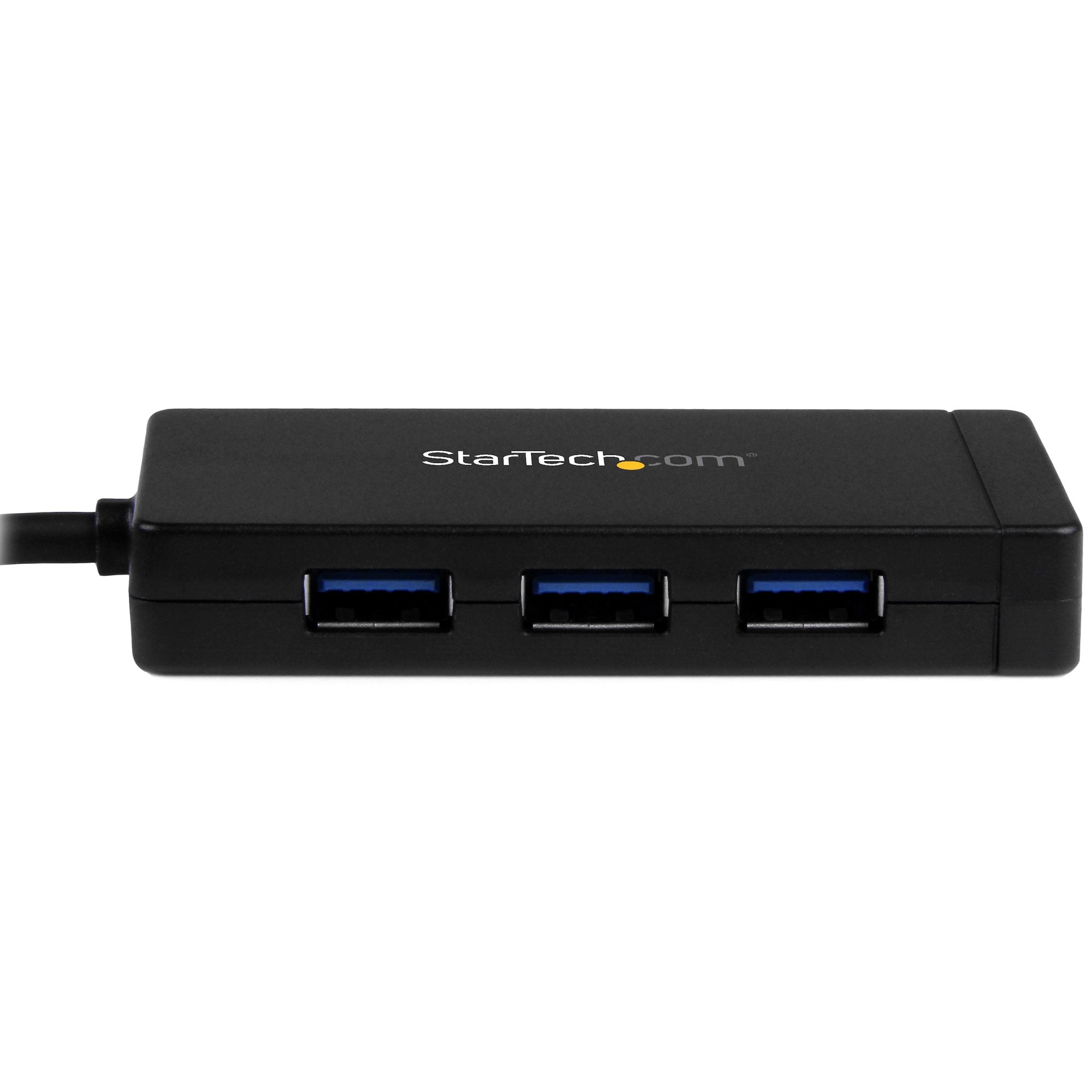 3Port USB C Hub GbE C to A - Power Adapt