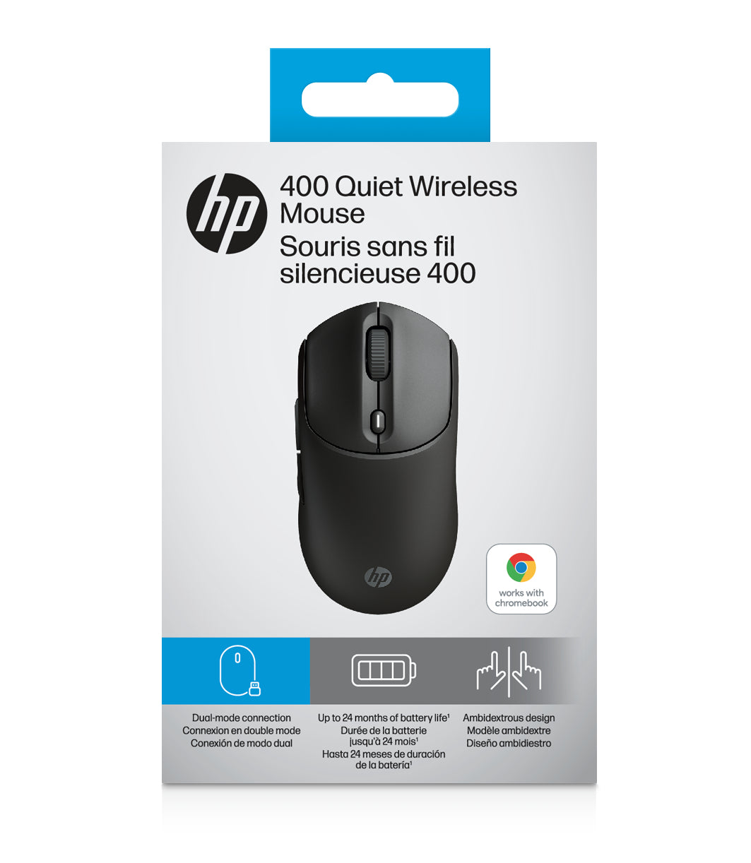 HP 400 Quiet Black Wireless Mouse EURO