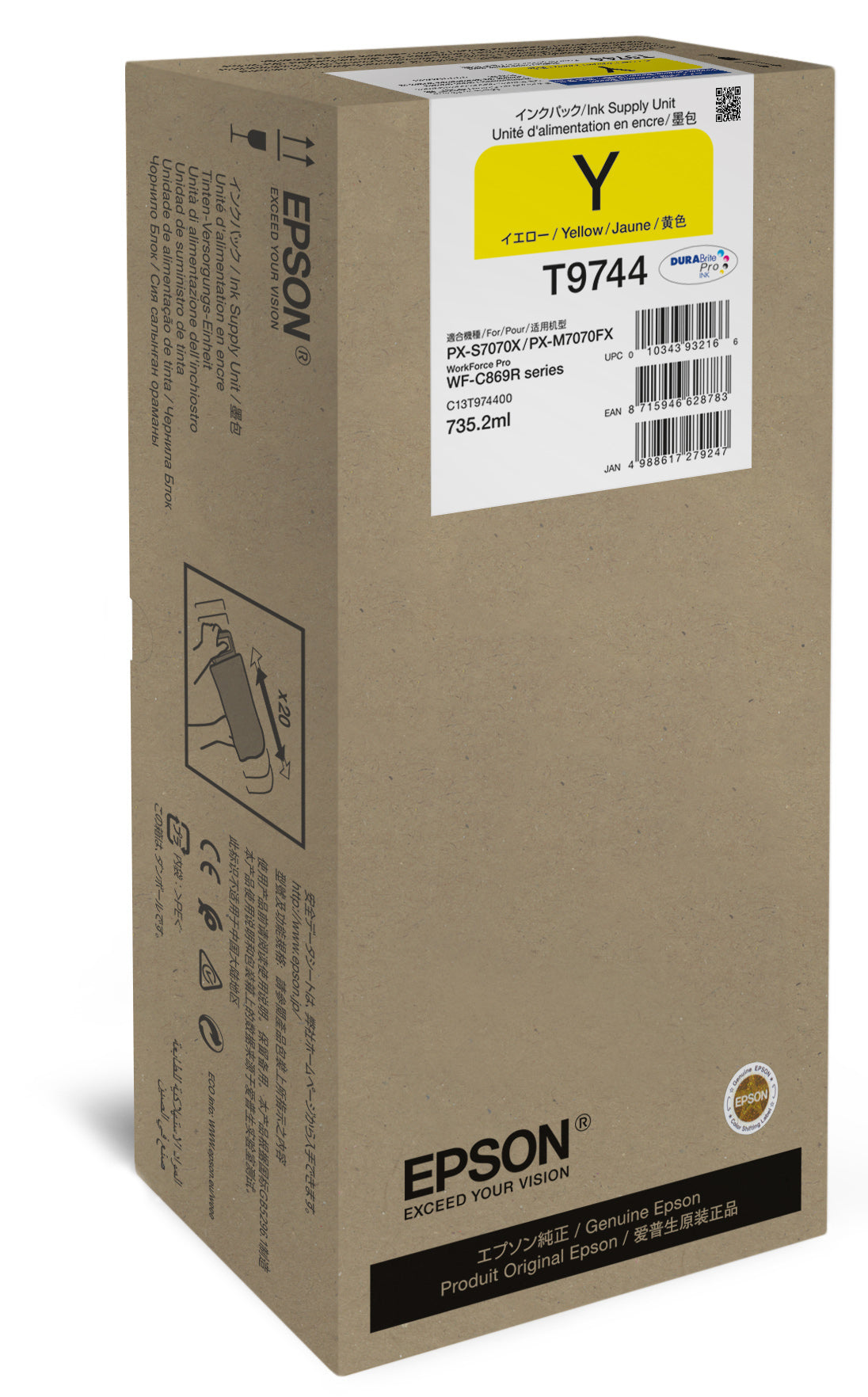 WorkForce Pro WF-C869R Yellow XXL