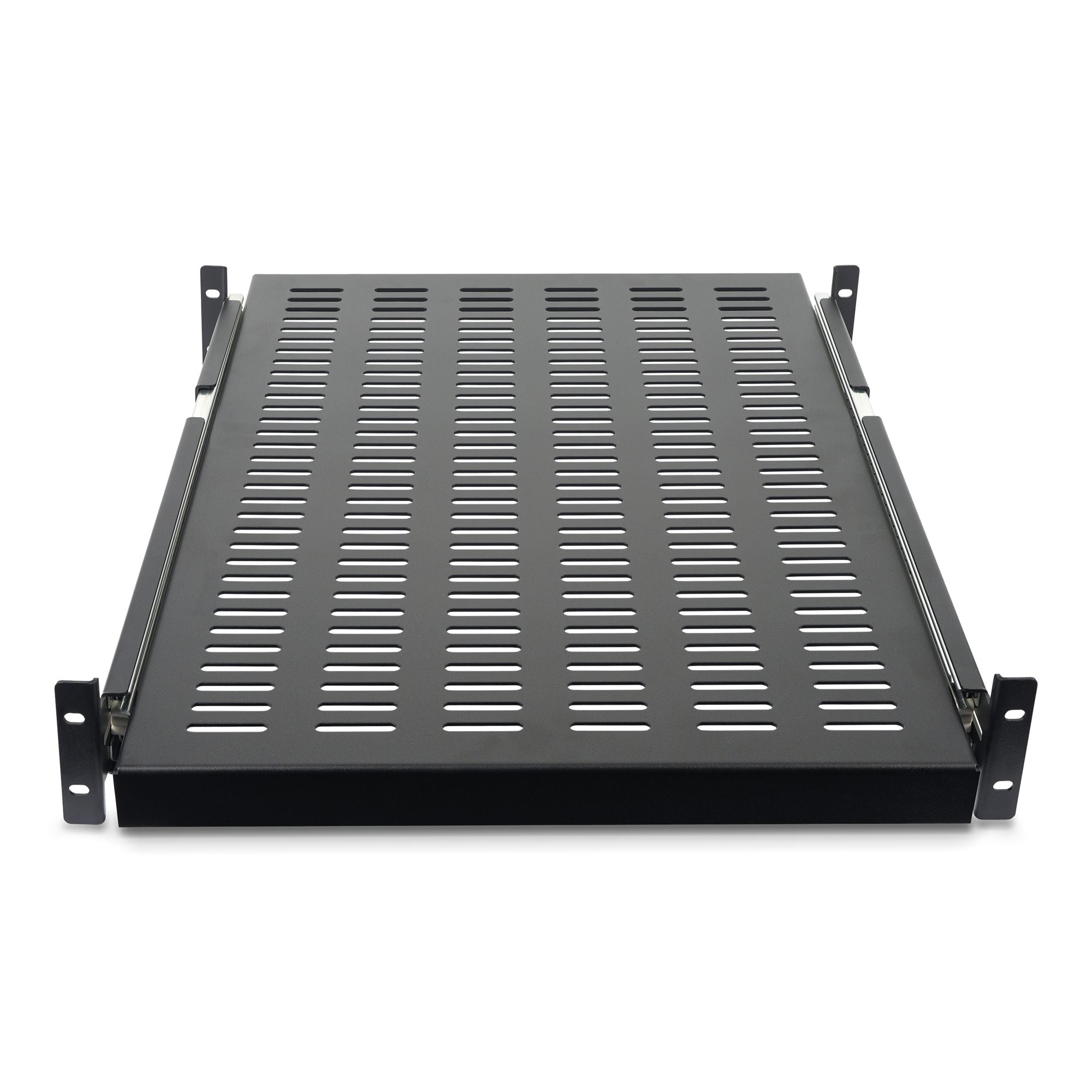 2U Sliding Vented Rack Mount Shelf