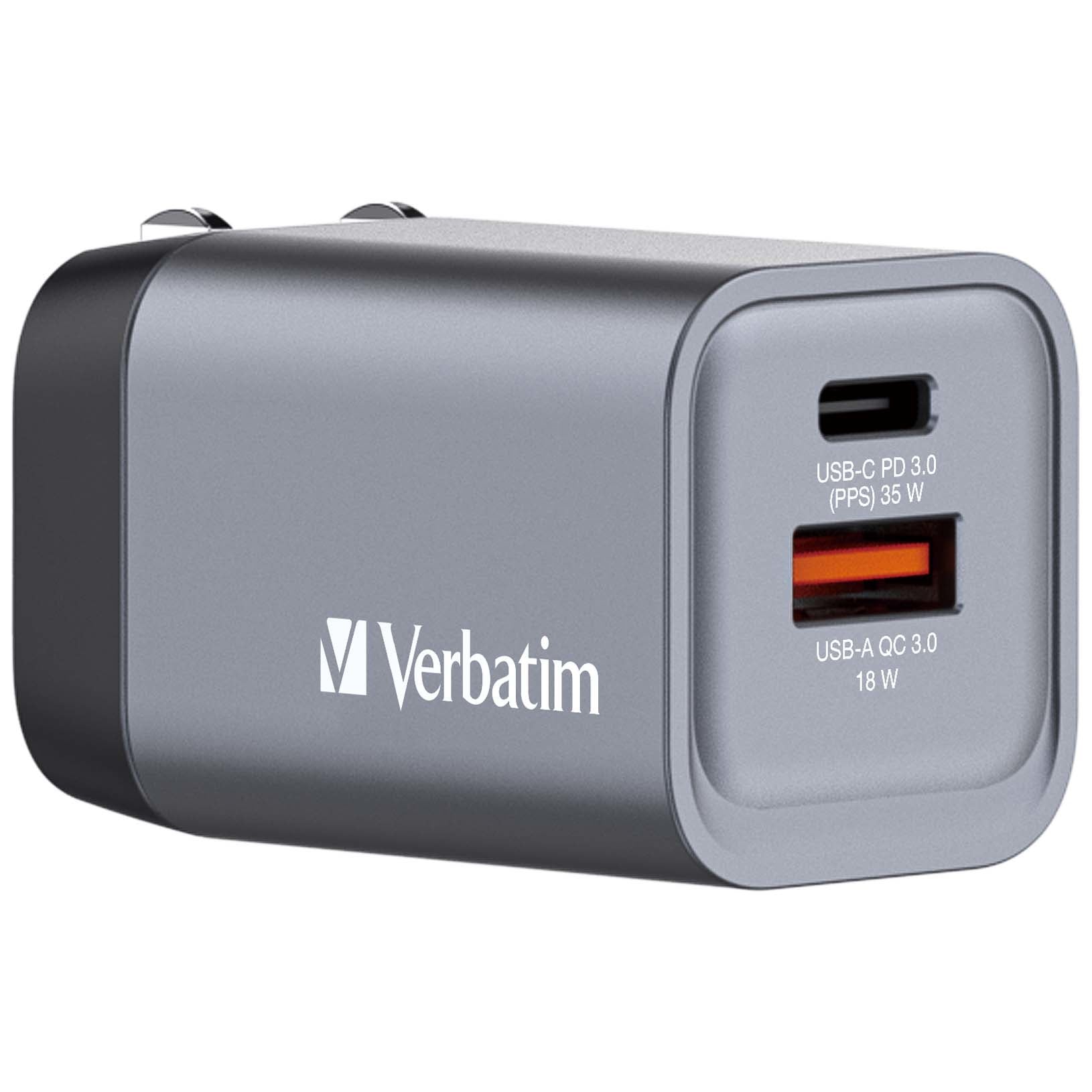 GNC-35 GaN Charger 2 Port 35W USB A/C E